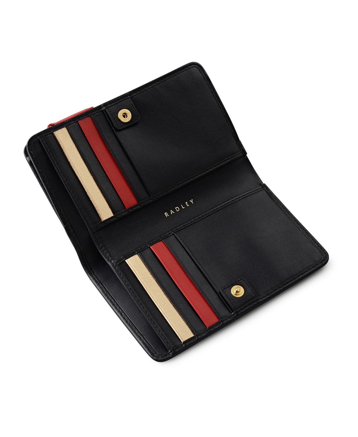 Radley London Christmas Is Calling Medium Bifold Wallet In Black