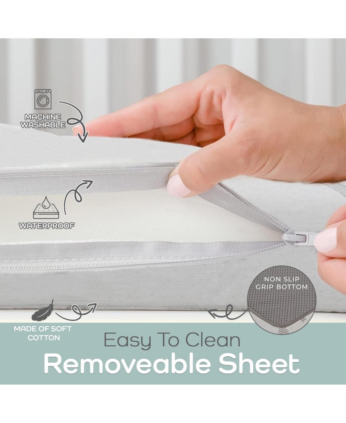 Babylicious Waterproof Pack and Play Mattress Topper