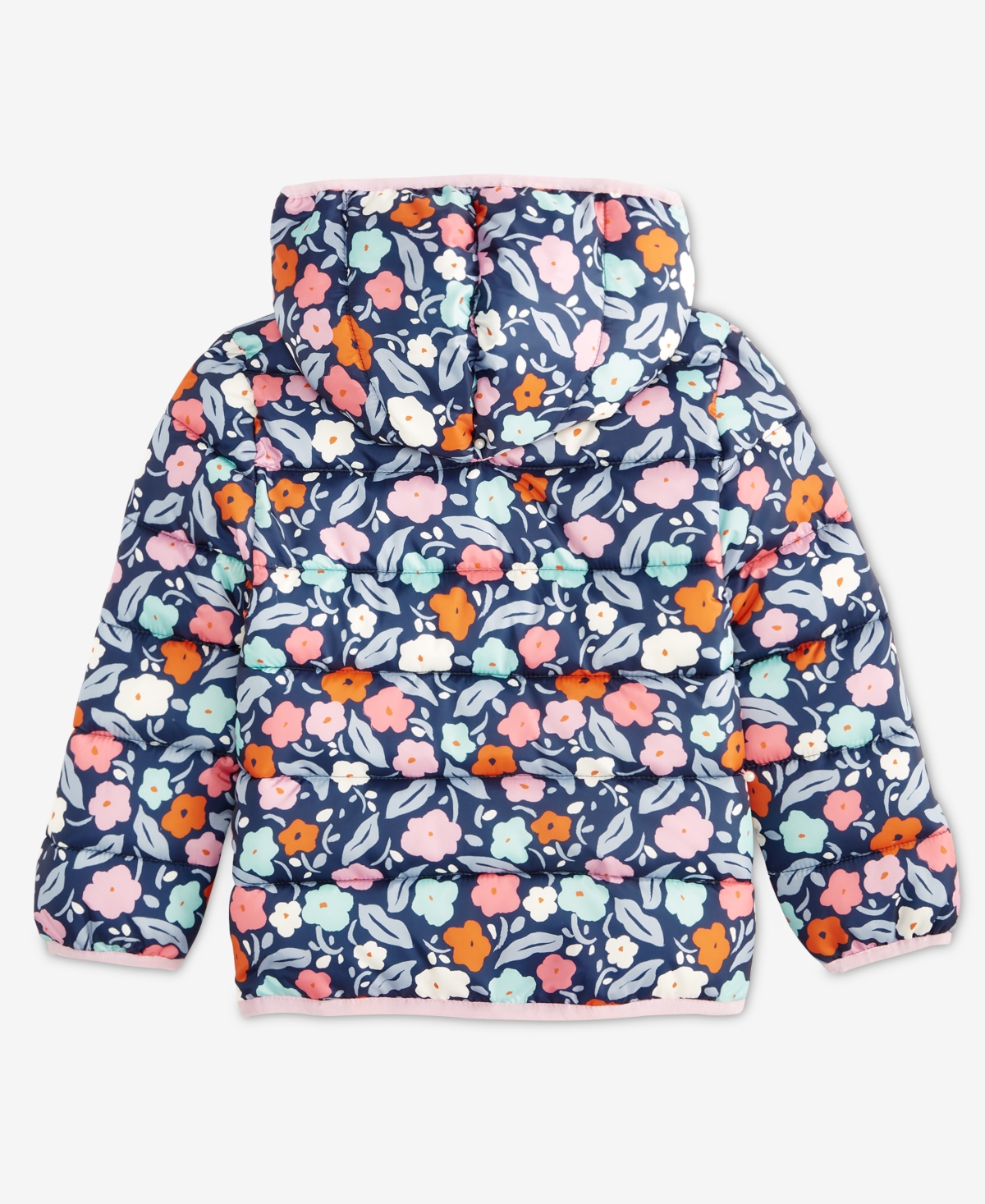 Epic Threads Girls Toddler 2T-4T Floral-Print Puffer Jacket, Macy's Exclusive