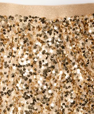 Girls' 5-20 Sequin Detail Bubble Skirt, Macy's Exclusive