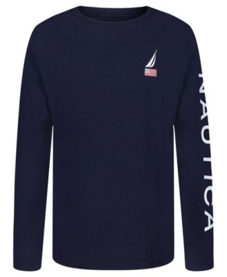 Boys' 8-20 USA J-Class Long Printed Sleeve T-Shirt