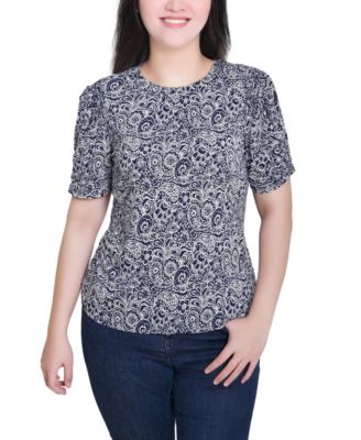 Women's Short Sleeve Scoop Neck Top