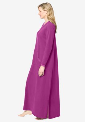 Women's Plus Size Long Sherpa Lounger