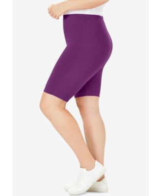 Plus Size Within Stretch Cotton Bike Short