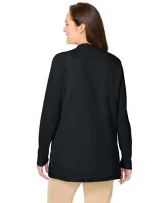 Women's Within Zip Front Shaker Cardigan