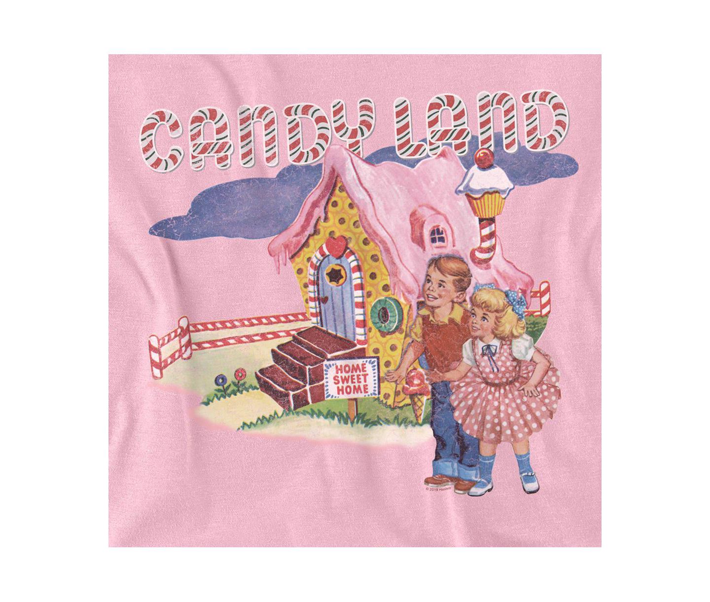 Мужская футболка Hasbro+ Candy Land Cotton Candy Land, цвет: Розовый — фото 3