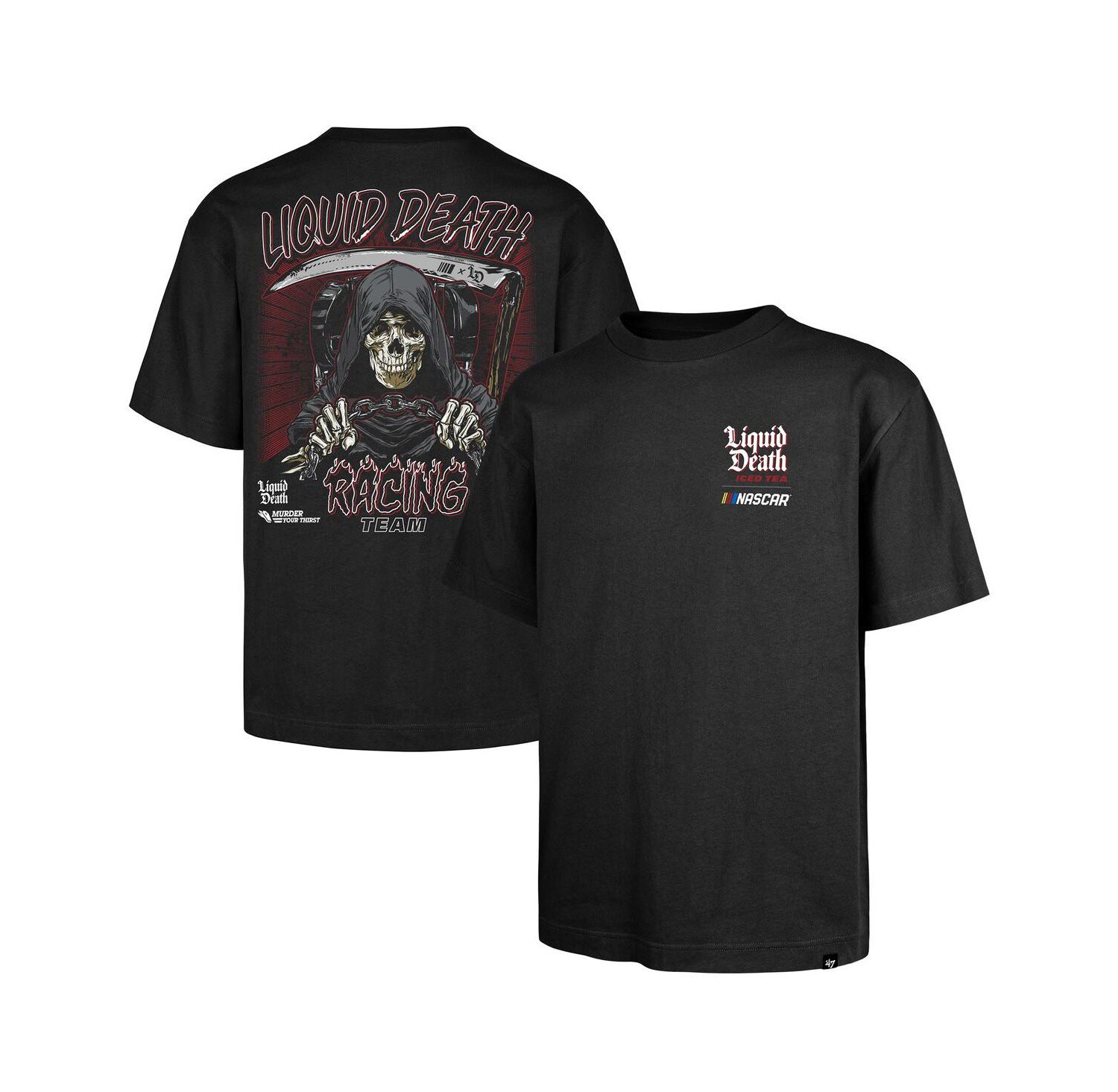 Men's Black NASCAR Liquid Death Race Day Backer Foundation T-Shirt