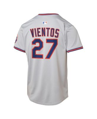 Big Boys and Girls Mark Vientos Gray New York Mets Road Limited Jersey