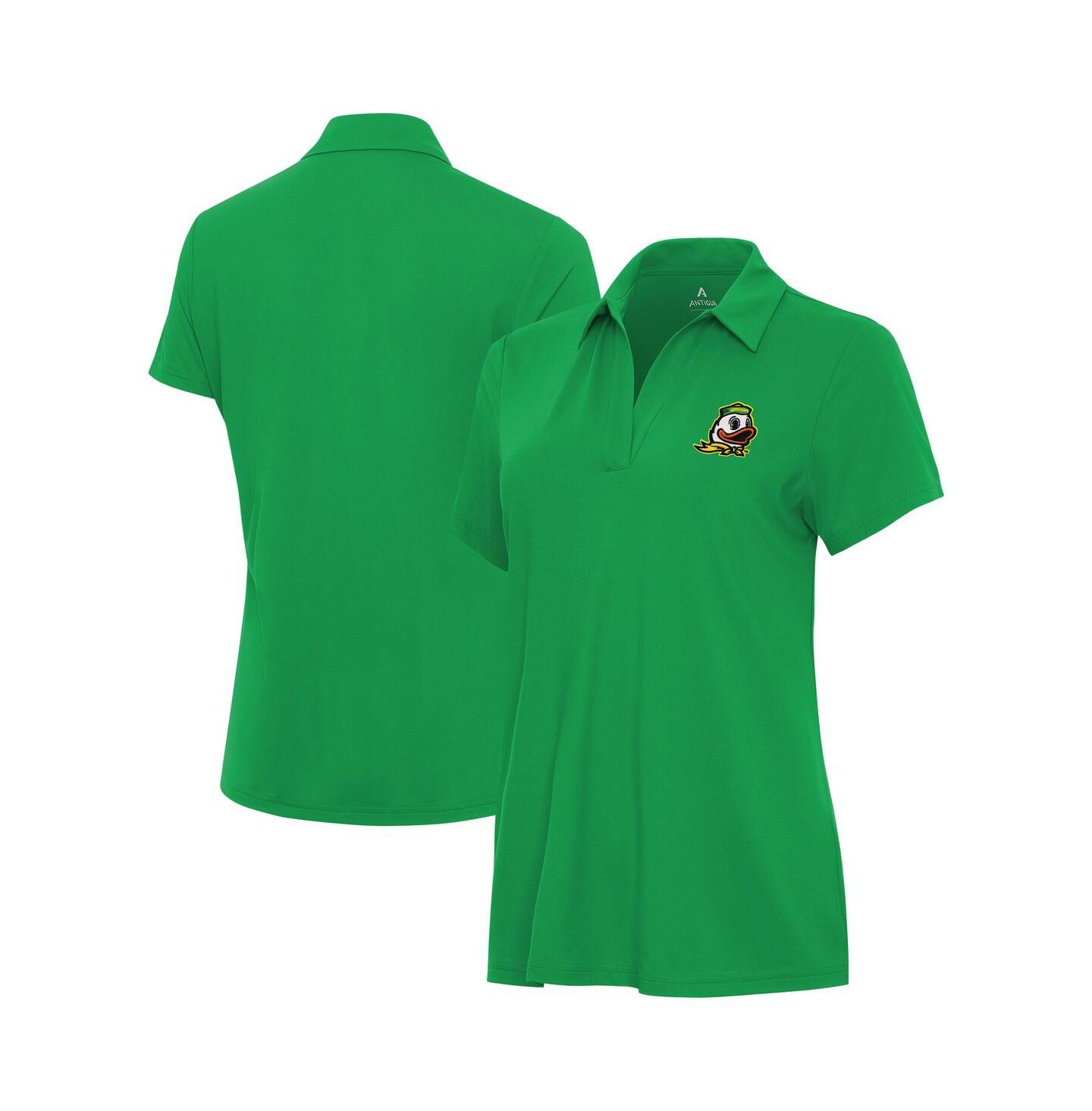 Женское поло Antigua Green Oregon Ducks Era Polo — фото 1