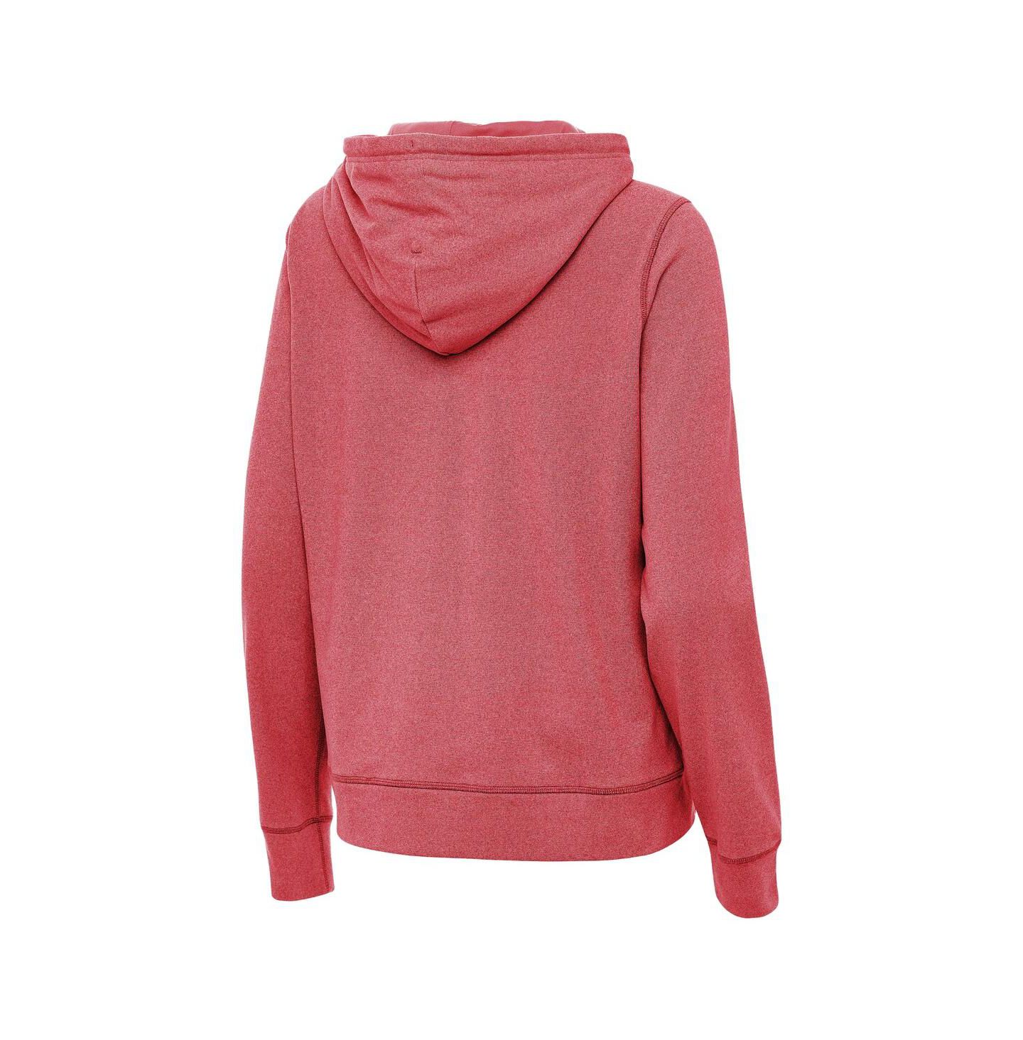 Женское худи Antigua Heather Crimson Indiana Hoosiers Justice Pullover — фото 3