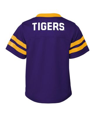 Toddler 2-Piece Purple/Gold LSU Tigers Red Zone Two-Piece V-Neck Top and Pants Set
