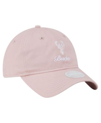 Women's&nbsp;Pink Milwaukee Bucks Gameday Preppy 9Twenty Adjustable Hat