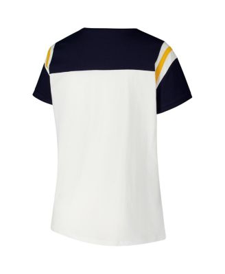 Women's White West Virginia Mountaineers Plus Size Winning Gear T-Shirt