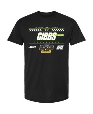 Men's Black Ty Gibbs 2025 NASCAR Cup Series In-Season Challenge Winner T-Shirt