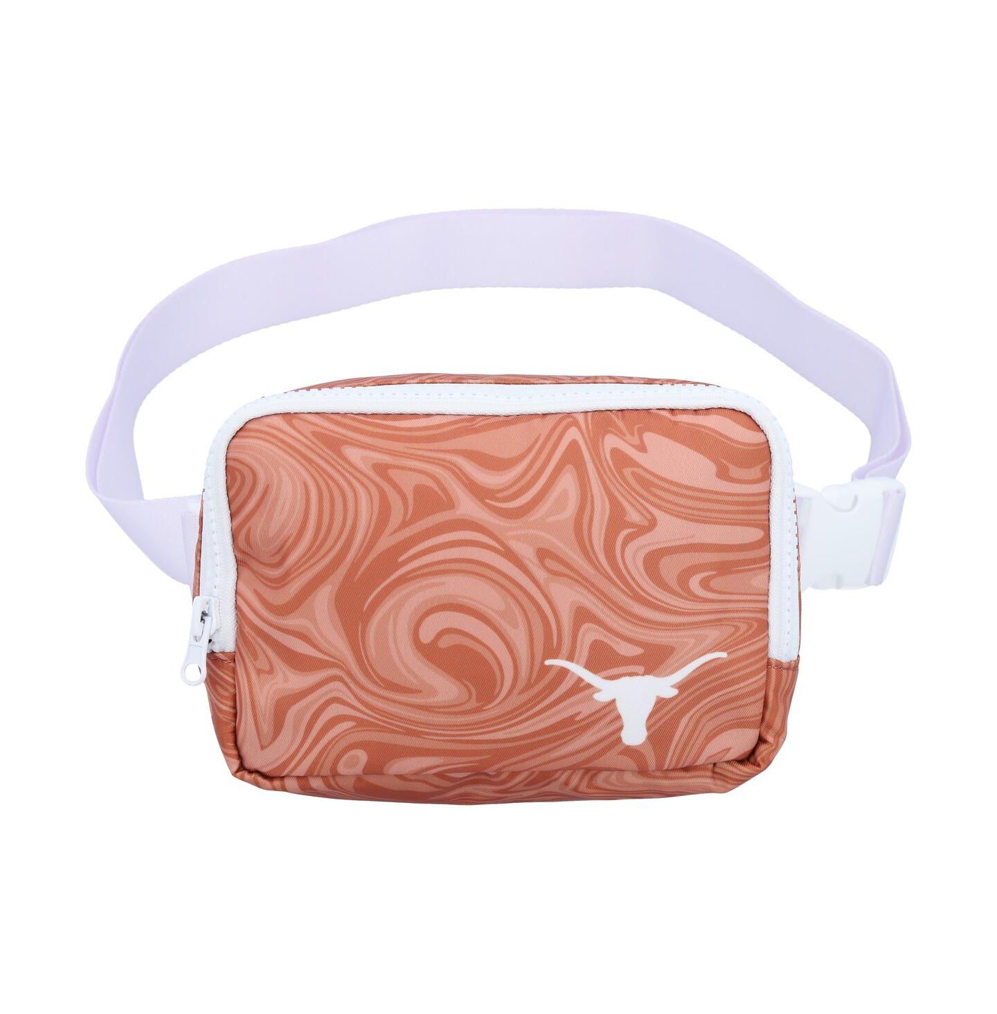 Женская сумка ZooZatz Texas Longhorns Swirly Belt Adjustable Fanny Pack — фото 1