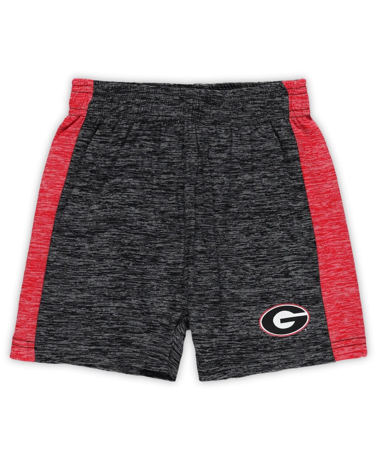 Wes & Willy 2-piece Toddler Georgia Bulldogs Cloudy Yarn T-shirt And Shorts Set In Multi