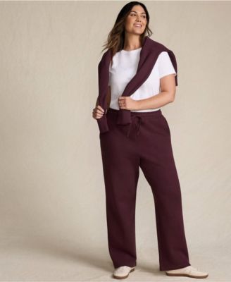 Women's Serious Sweats High Rise Relaxed Straight Leg Pants - Set Bottom