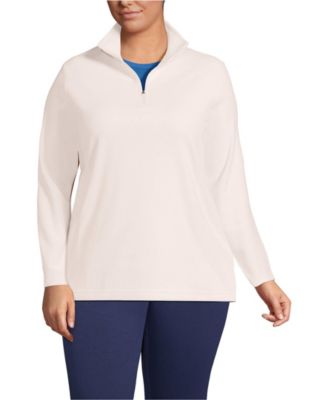Plus Size Anyweather Fleece Quarter Zip Pullover