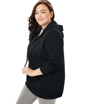 Plus Size Better Fleece Zip-Front Hoodie