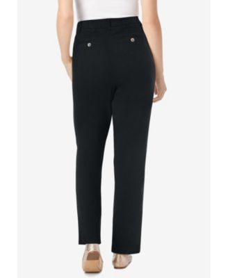 Women's Within Tall Adjustable Waist Straight-Leg Chino Pants