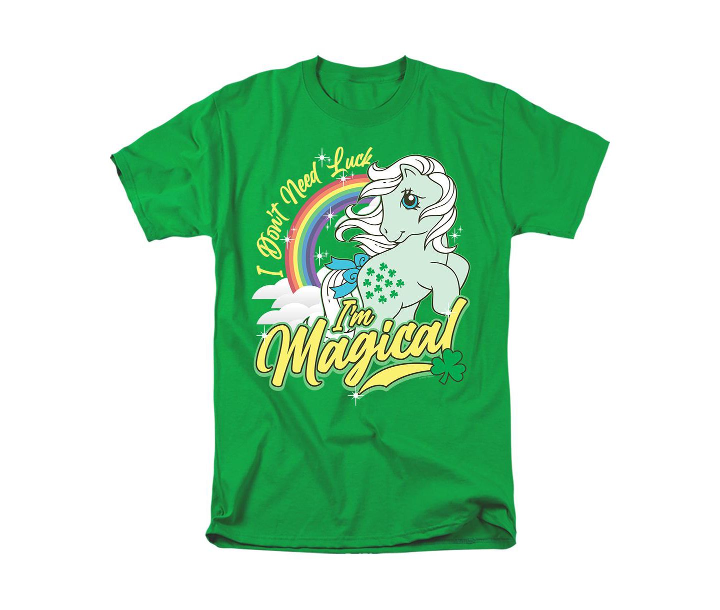 Мужская футболка Hasbro+ My Little Pony St Patricks Day I'm Magical, цвет: Зелёный — фото 1