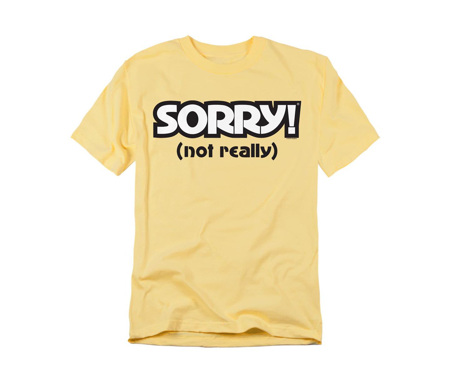 Мужская футболка Hasbro+ Sorry Sorry (Not Really), цвет: Banana — фото 1
