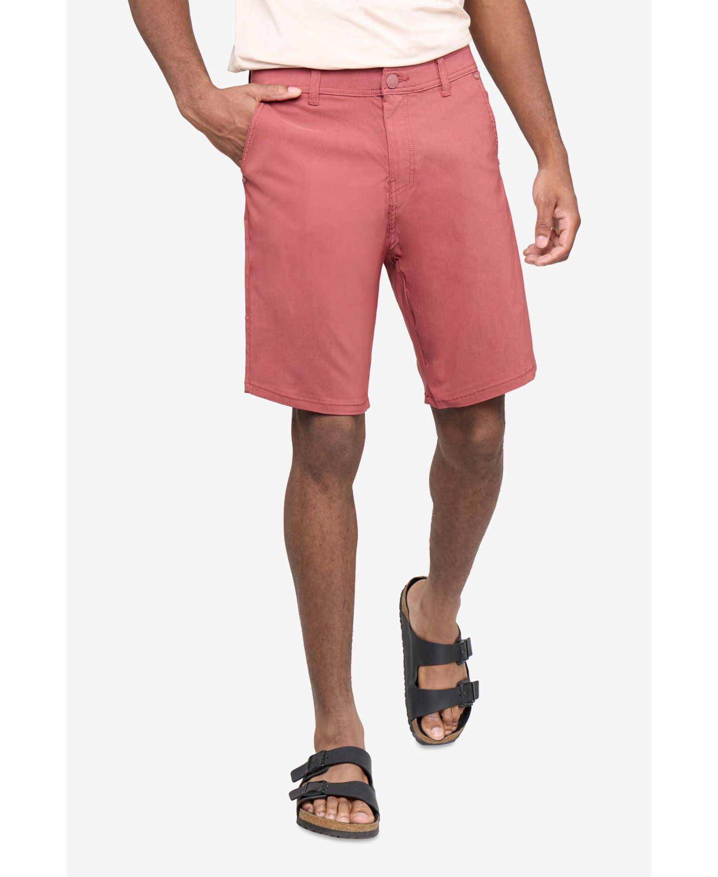 Мужские шорты XRAY 10" Slim Fit Stretch Chino, цвет: Сливочный — фото 5