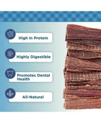 6” Gullet Flats Dog Treats – 20 Count Bag – All-Natural