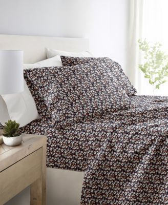 Delicate Blossoms 4-P.c. Sheet Set, Full