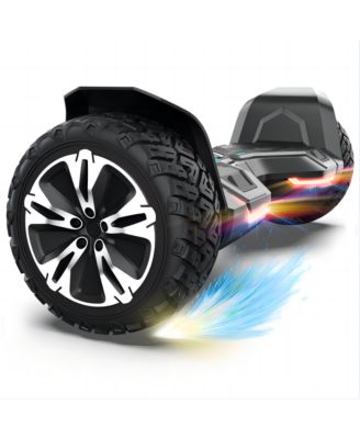 Warrior 8.5" Electric Hoverboard All-Terrain - 42V 1.5A (50Hz/60Hz), Built-in Speakers & LED Lights | Perfect Valentine's Gift for Family, Teens