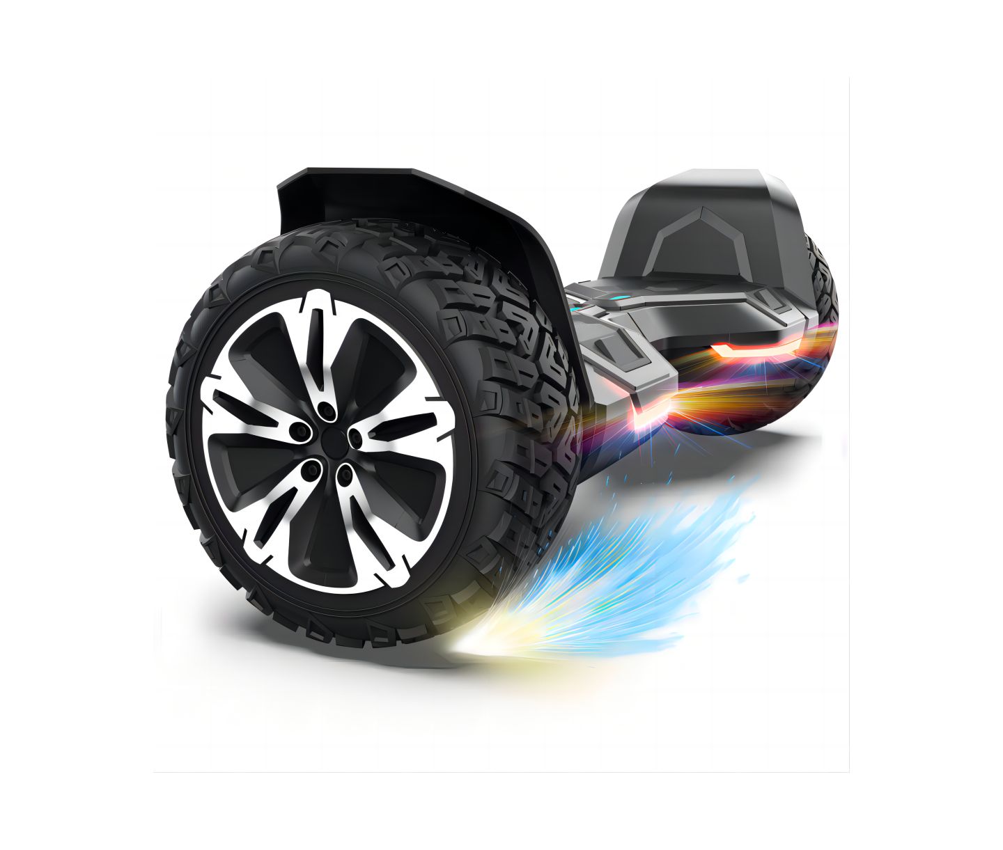 Детская игрушка Everyfun Warrior 8.5" All-Terrain Electric Balance Scooter with Music Speaker & LED Lights, Ages 8+ — фото 8