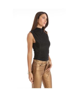 Women's Mia Shimmer Tank - Gold
