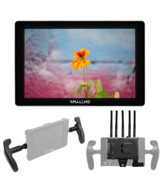 Indie 7 7" Full HD 16:9 Touchscreen On-Camera Monitor, Bundle with Teradek Bolt 6 750 V-Mount Receiver Module and Rubber Handles