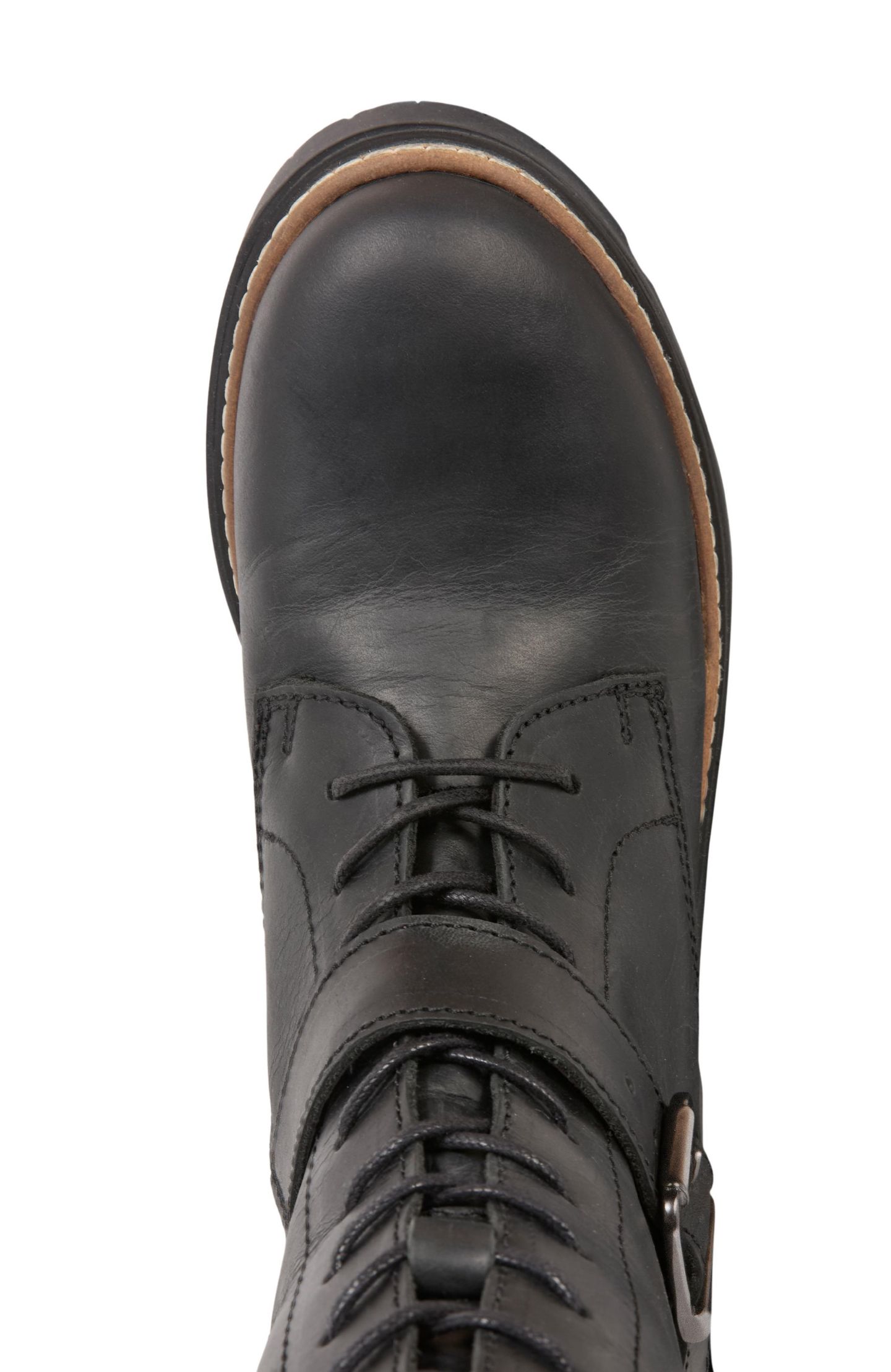 Женские ботинки Celtic & Co. Strap Detail Mid Calf Boot, цвет: Чёрный — фото 4