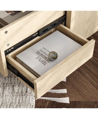 5 Drawers Nightstand with 2 Hidden Drawers,Bedside table,Chest of Drawers