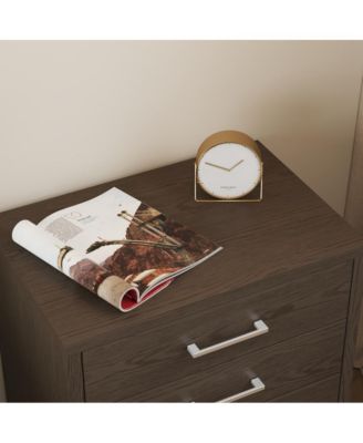 5 Drawers Nightstand with 2 Hidden Drawers,Bedside table,Chest of Drawers