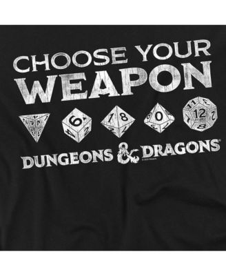 Men's Dungeons & Dragons Choose Your Weapon T Shirt