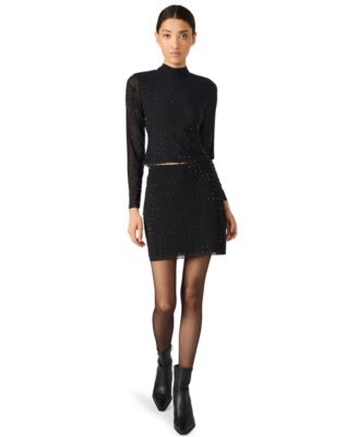 Women's Keily Gemstone Embellished Mini Skirt