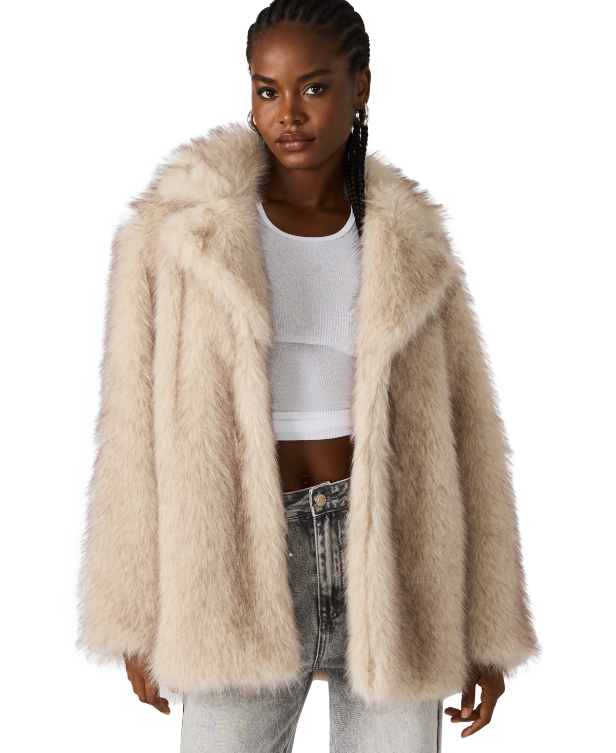 Steve Madden Women's Kindra Big Collar Jacket