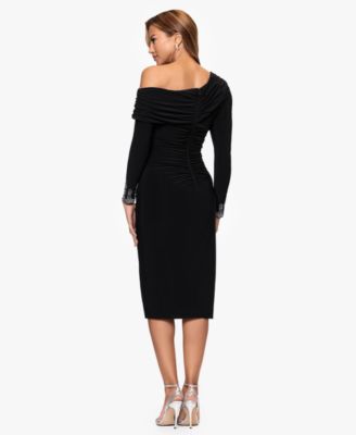 Women's Midi Off-the-Shoulder Dress