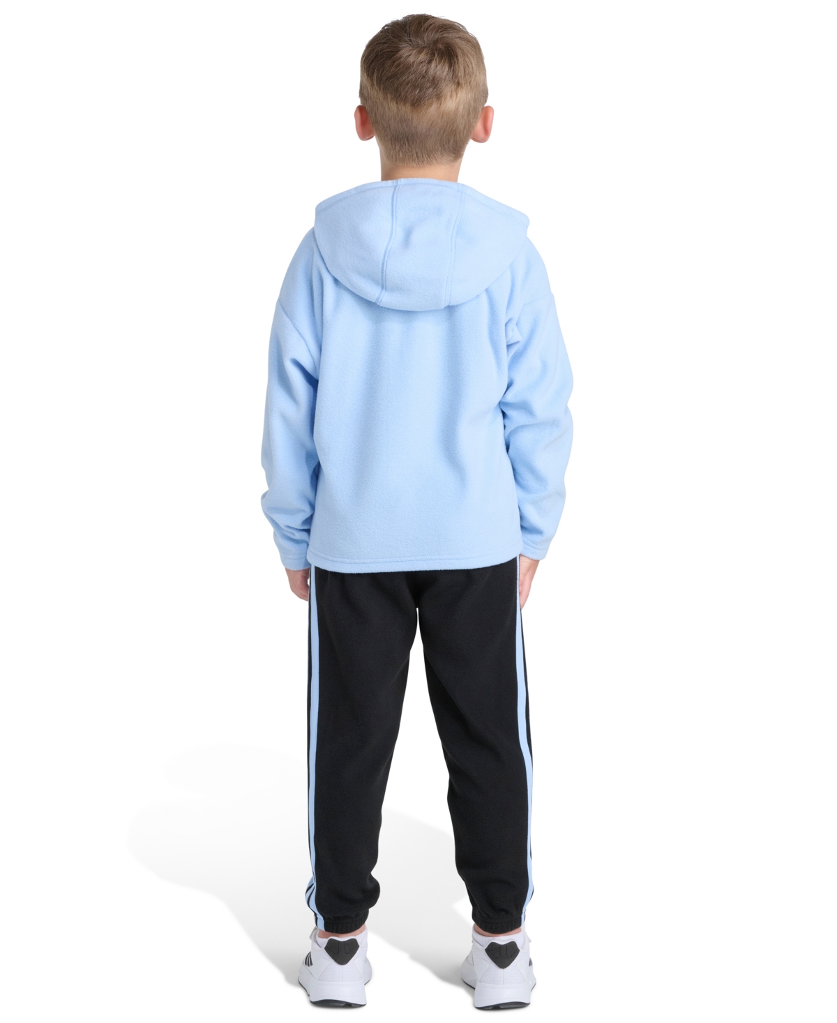 Adidas Toddler Boys 2T-5T Two Piece Winterized Hooded Jacket and Joggers Set