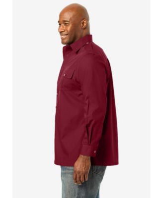Big & Tall by KingSize Long Sleeve Pilot Shirt