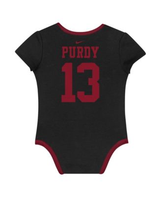 Baby Boys and Girls 3-Pack Brock Purdy San Francisco 49ers Name Number Bodysuit Set