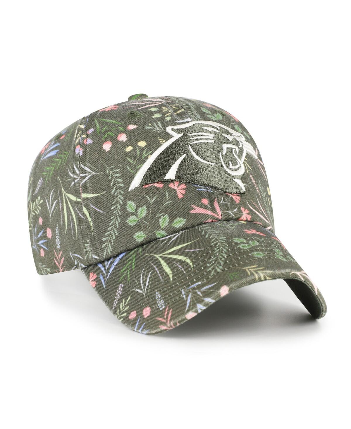 47 Brand Women's Green Carolina Panthers Verbena Clean Up Adjustable Hat In Green