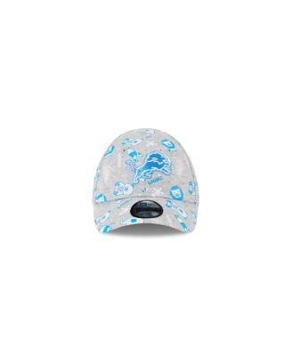 Baby Boys and Girls Gray Detroit Lions Animal 9TWENTY Adjustable Hat