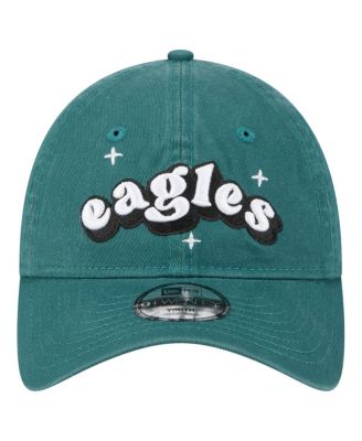 Big Girls Midnight Green Philadelphia Eagles Cheer 9TWENTY Adjustable Hat