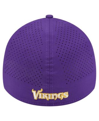 Men's Purple Minnesota Vikings Perforated 39THIRTY Flex Hat