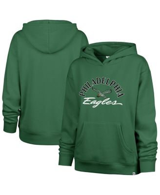 '47 Brand - Women's Kelly Green Philadelphia Eagles Whirlwind Naomi Pullover Hoodie