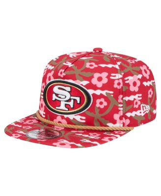 New Era - Men's Scarlet San Francisco 49ers Wakey Wakey Golfer Snapback Hat