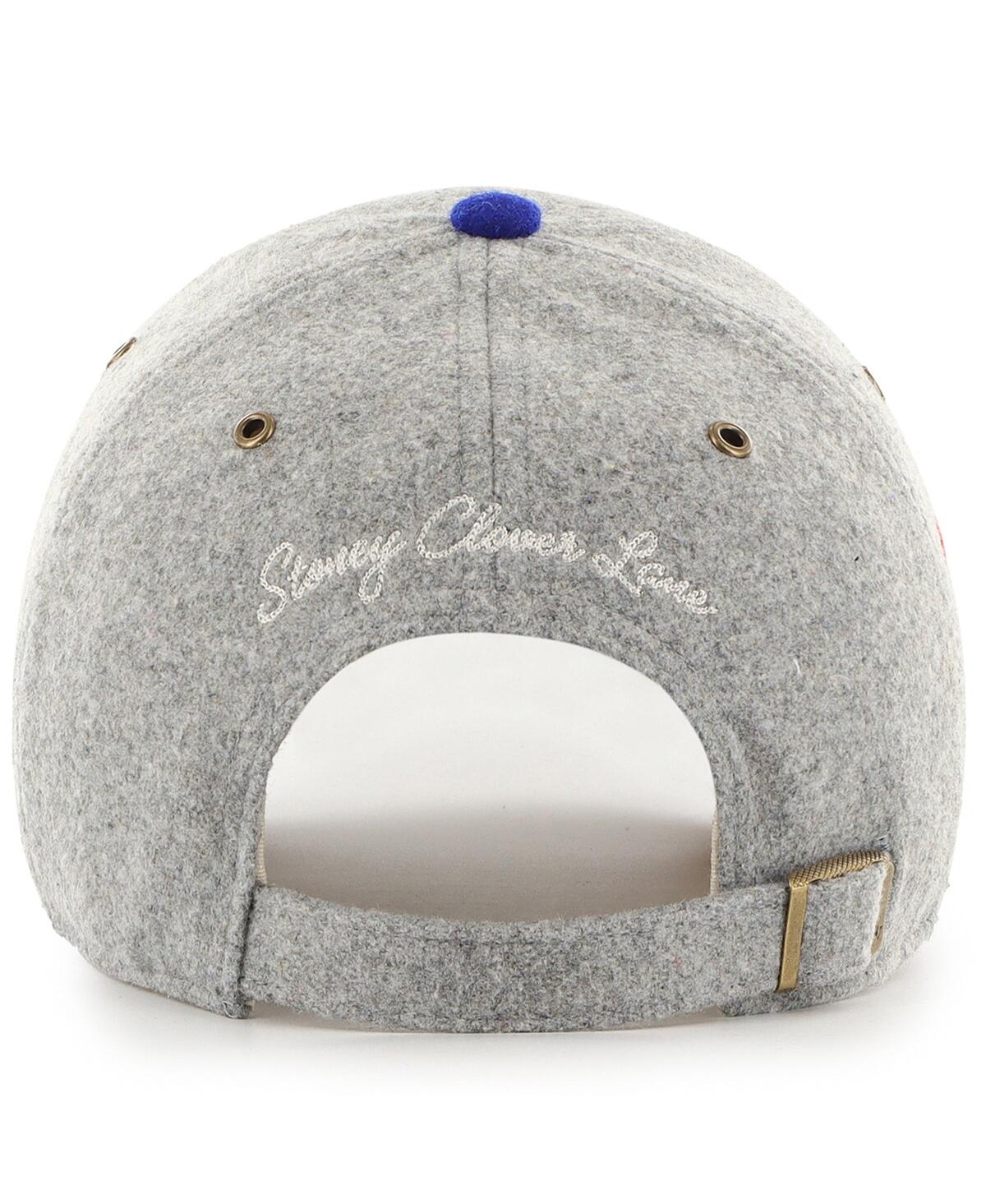 Stoney Clover Lane Men's And Women's Gray/royal Los Angeles Rams Block Clean Up Adjustable Hat In Gray